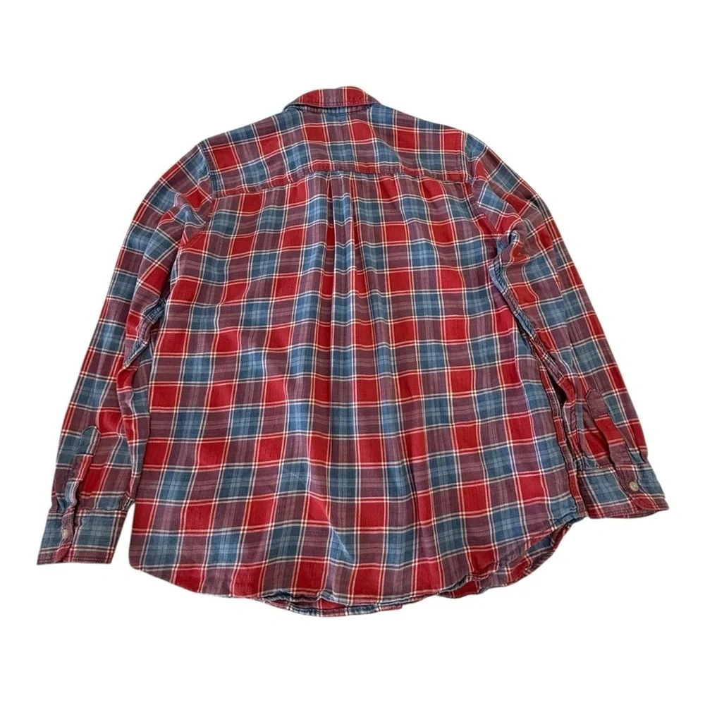 Lands End Cotton Flannel Shirt Size L (14-16)